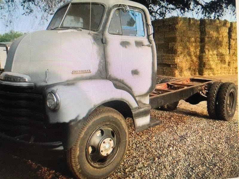 Original 1952 COE truck before the build